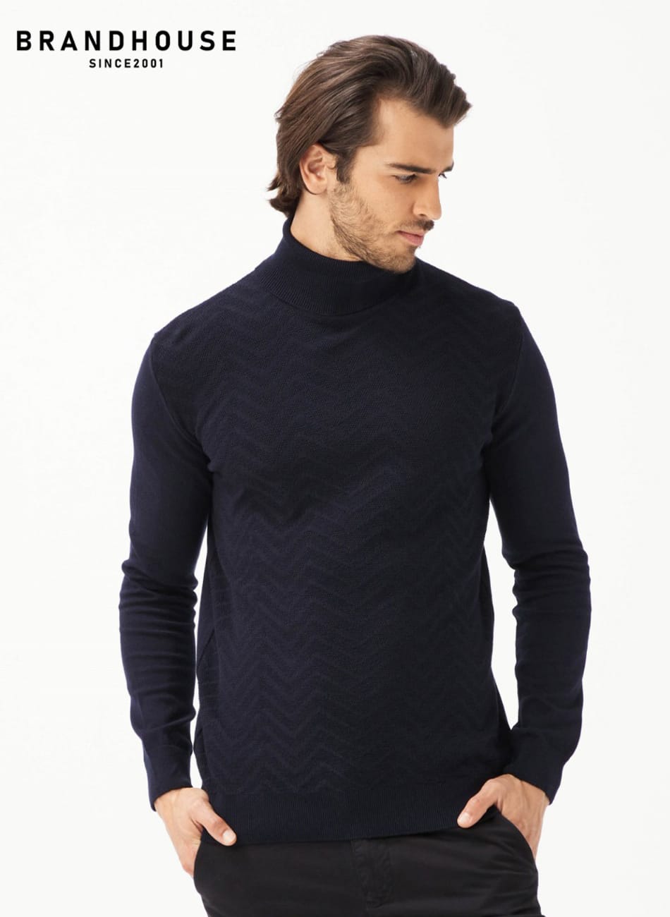 TRIKO HIGH NECK PULLOVER