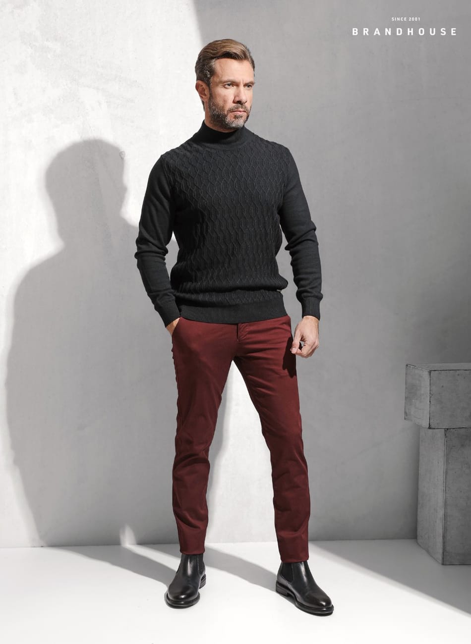 TRIKO HALF NECK PULLOVER