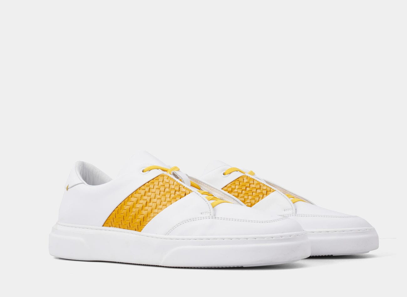 Image of side band Derby sneaker