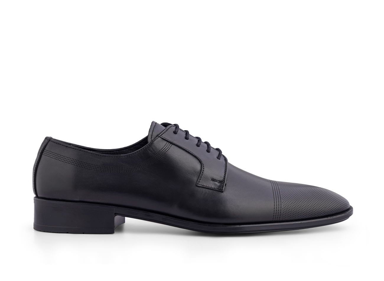 Genuine Leather Cap Toe Derbys
