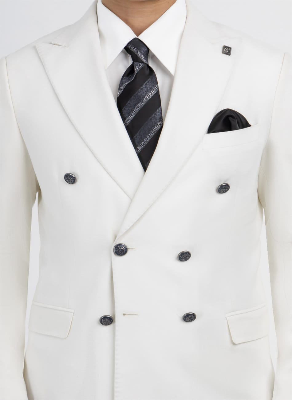 Double Breasted PEAK LAPEL SUIT