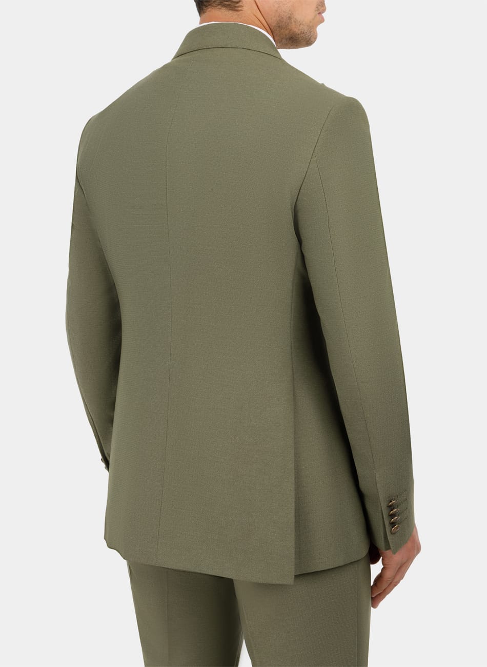 Image of DOUBLE BREASTED PEAK LAPEL SUIT