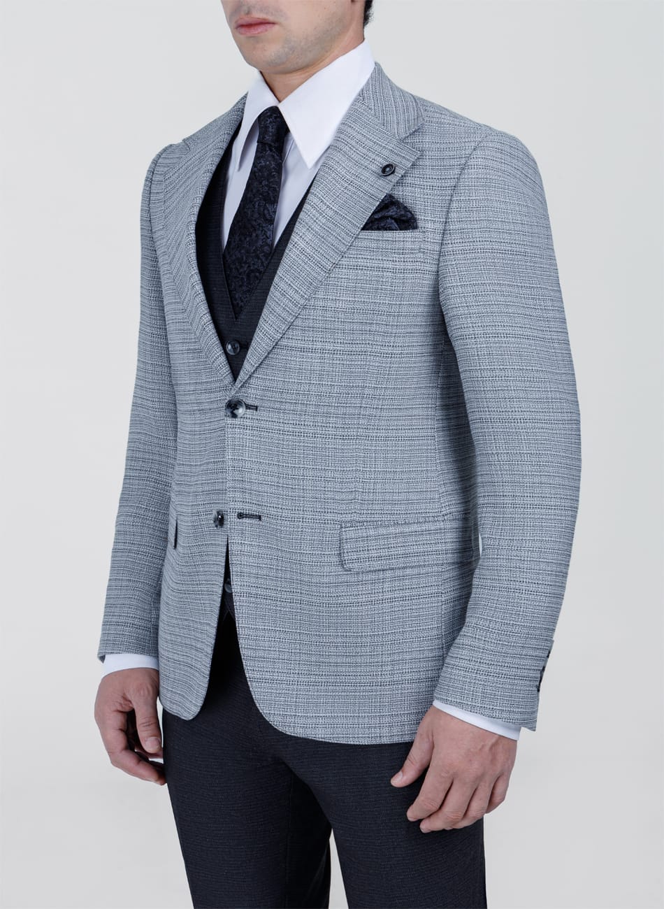 Image of PRINCE OF WALES NOTCH LAPEL SUIT