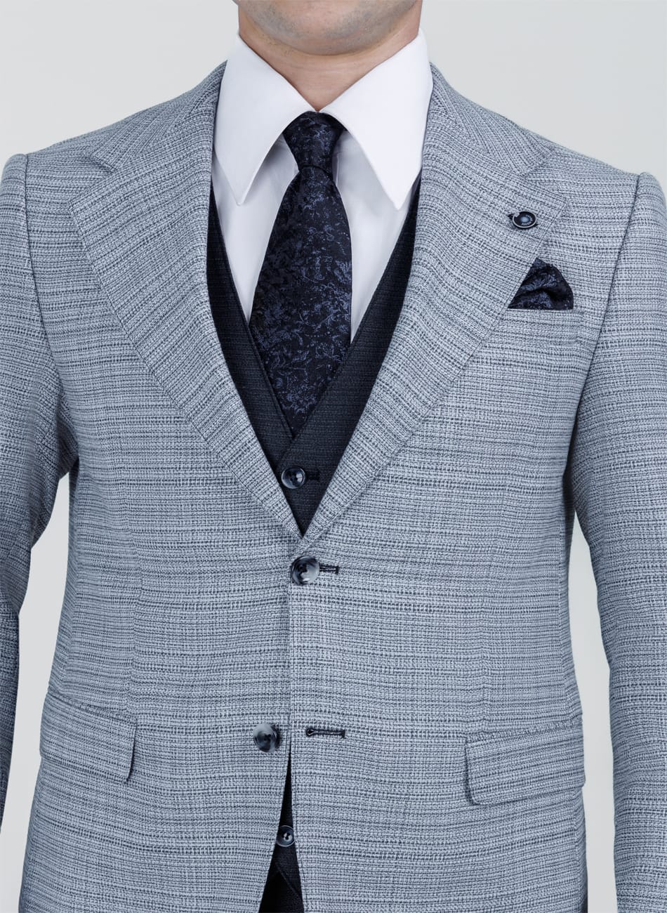 Image of PRINCE OF WALES NOTCH LAPEL SUIT