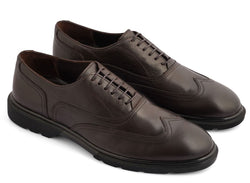 Image of Genuine Leather Plain Toe Oxfords