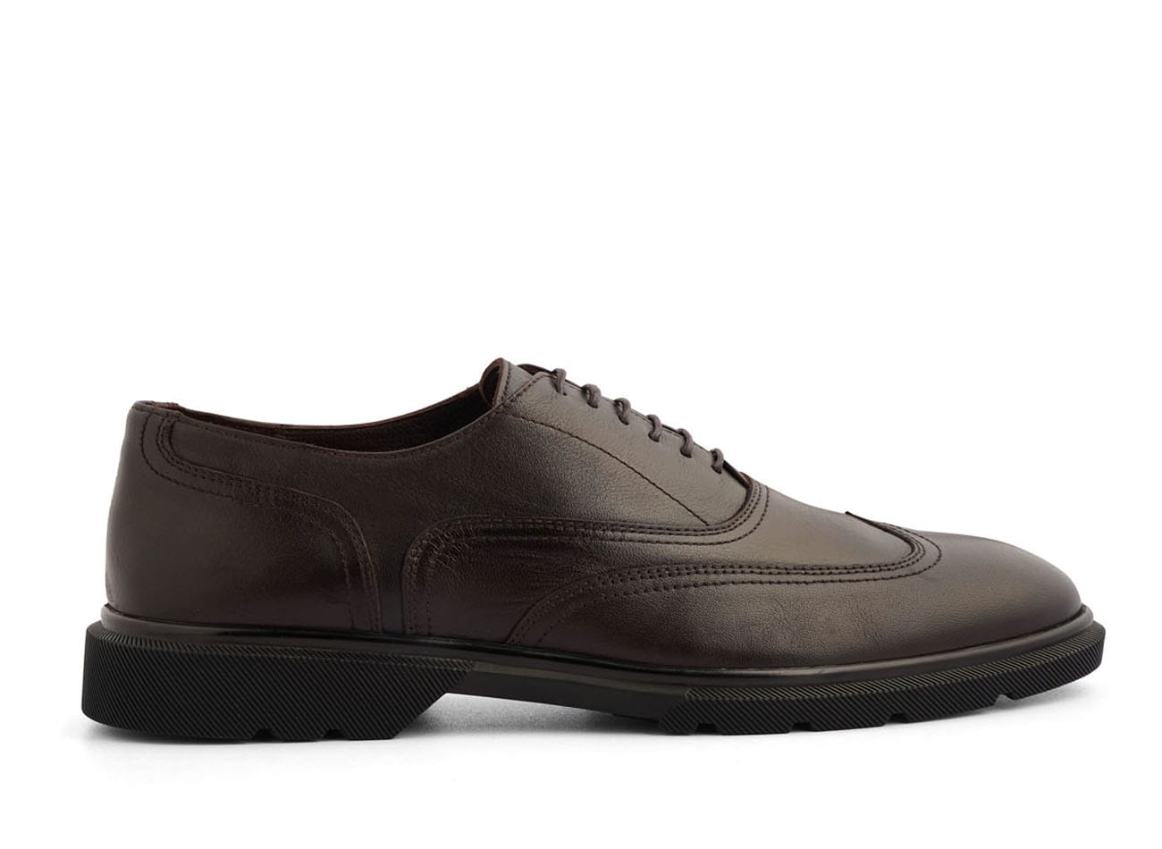 Genuine Leather Plain Toe Oxfords