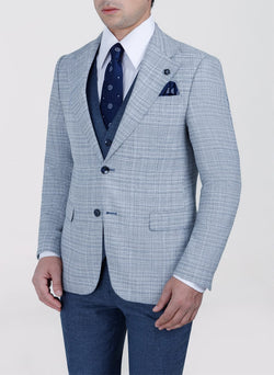 Image of PRINCE OF WALES NOTCH LAPEL SUIT