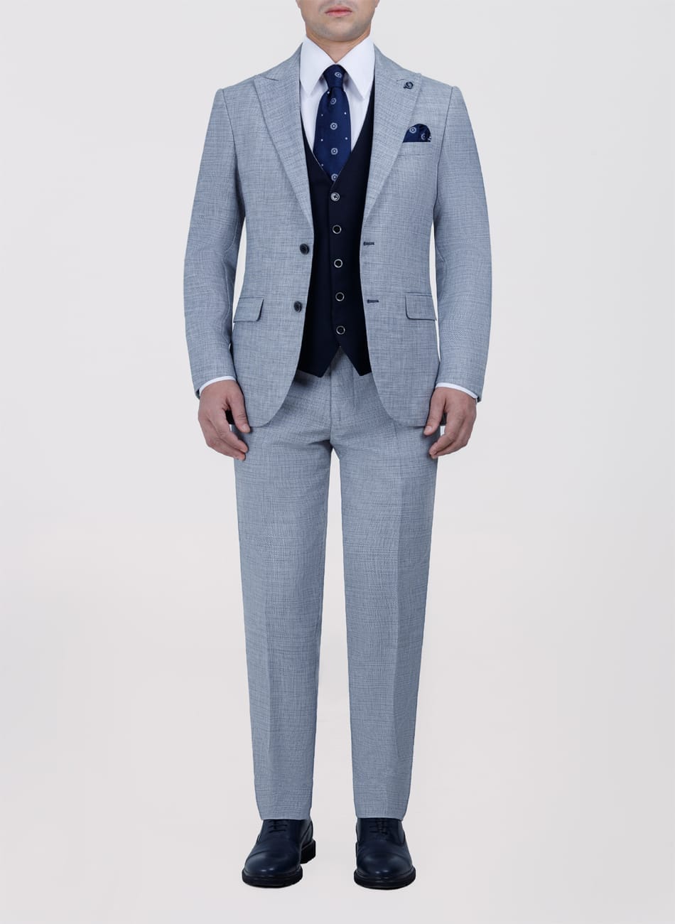 TROPLCAL PEAK LAPEL SUIT