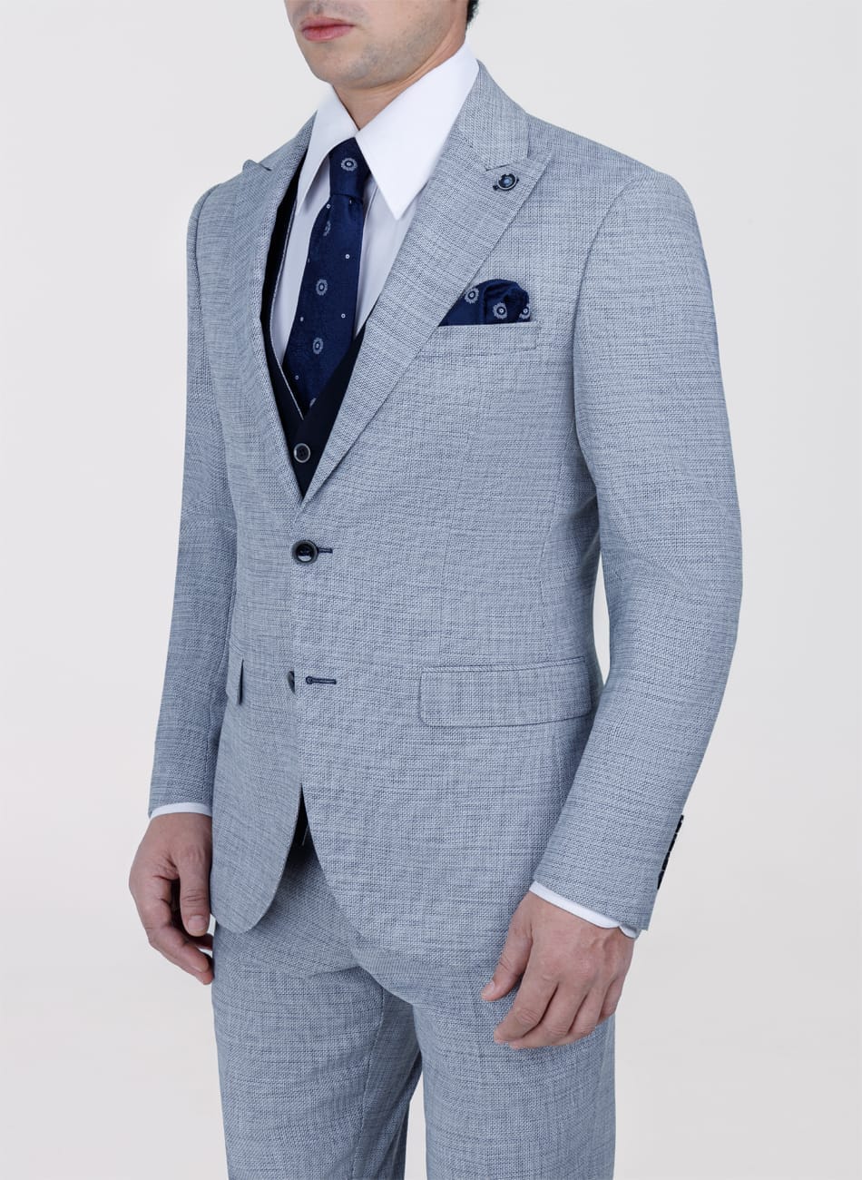 TROPLCAL PEAK LAPEL SUIT