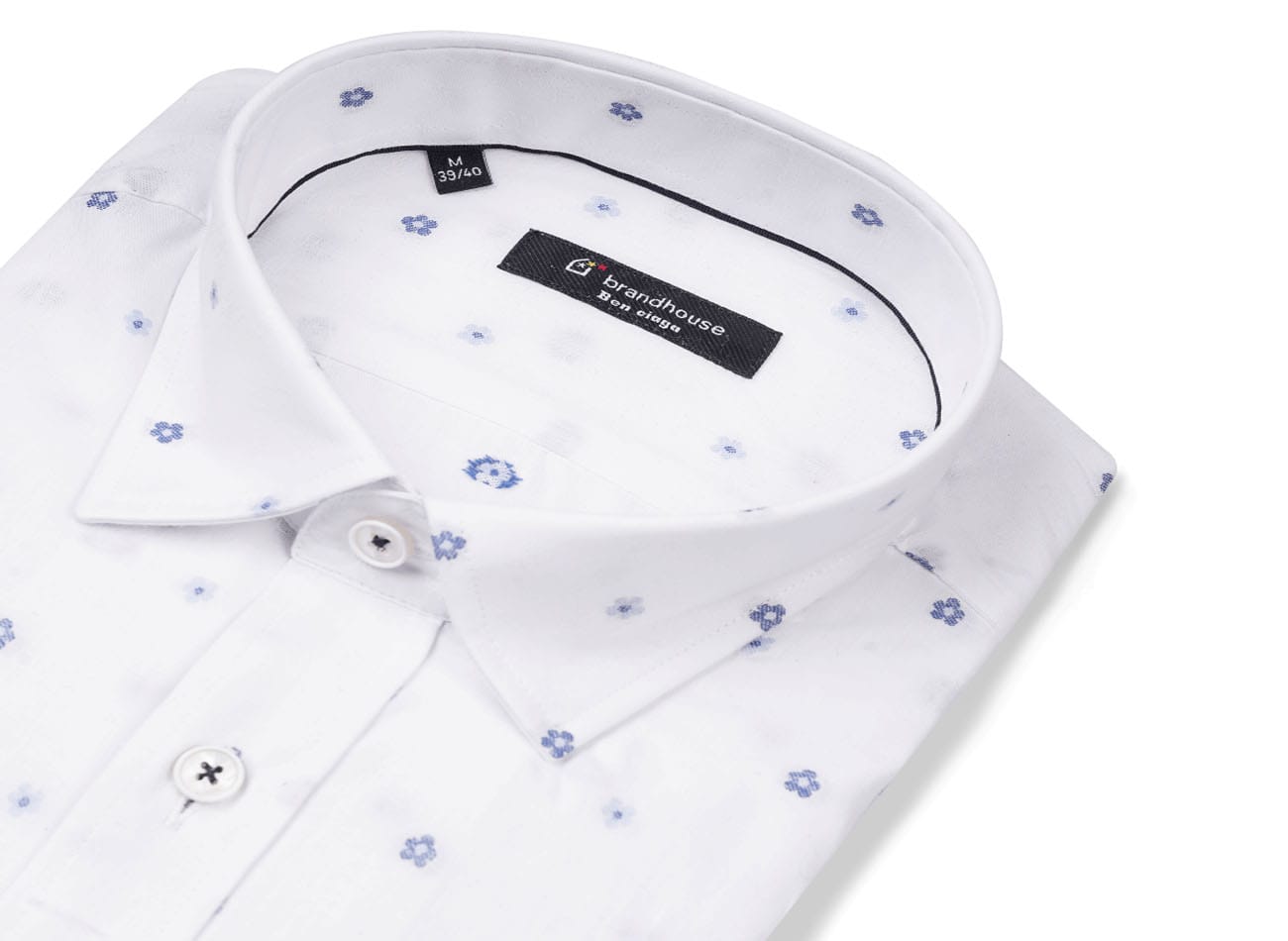 Image of floral pattern Poplin Shirt