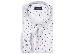 Image of Leafy land pattern Poplin Shirt