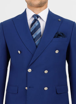 Image of DOUBLE BREASTED PEAK LAPEL SUIT