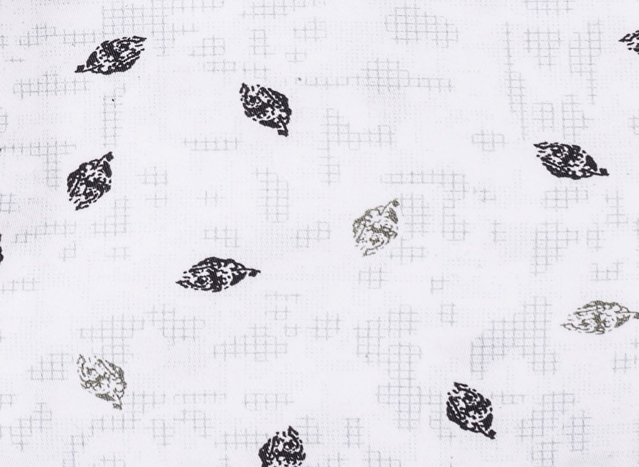 Image of Leafy land pattern Poplin Shirt