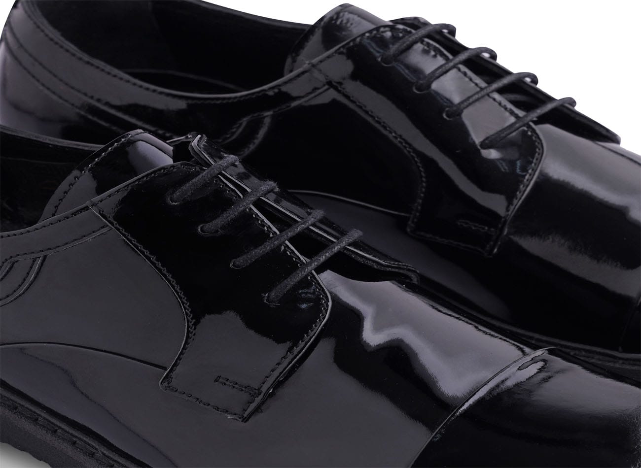 Genuine Leather Plain Toe Derbys
