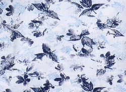 Image of floral  leaf pattern Poplin Shirt
