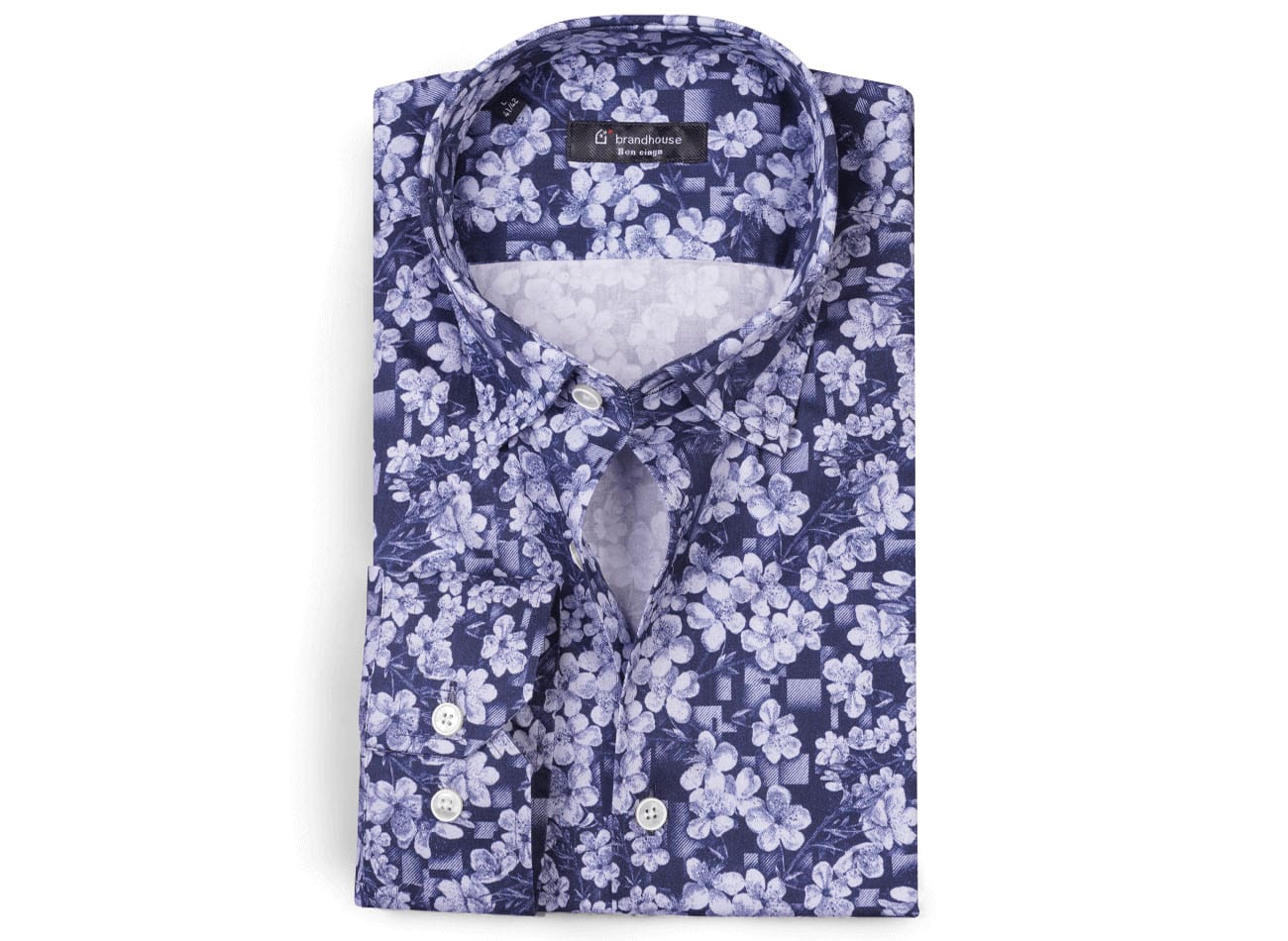 floral pattern Poplin Shirt
