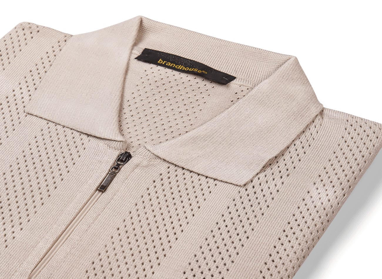 Polo Yaka Half zipper Triko