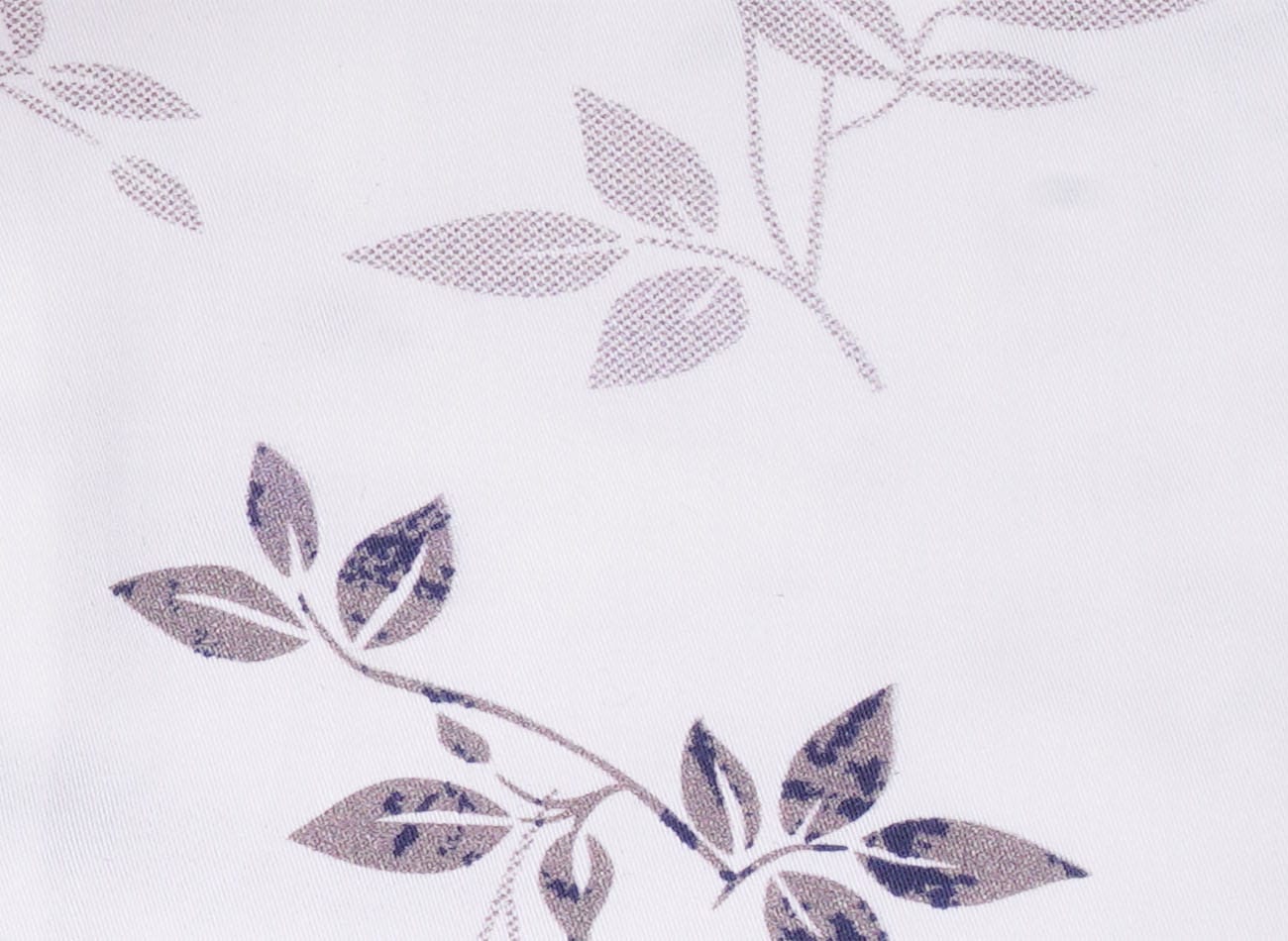 Image of leaf pattern Poplin Shirt