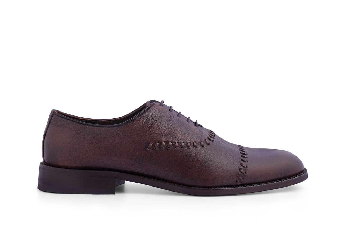 Image of Genuine Leather Brogue Oxfords