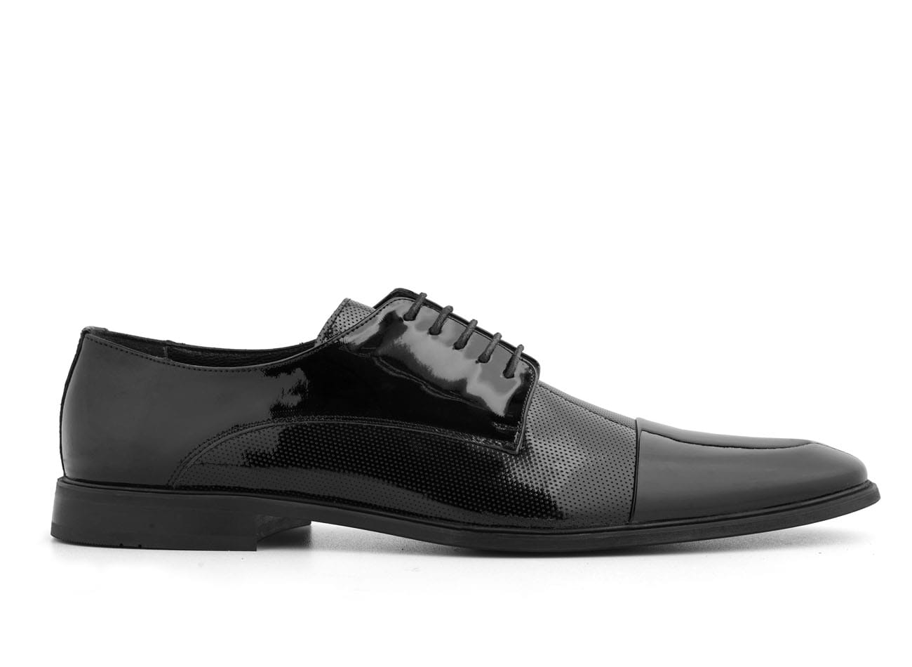 Genuine Leather Cap Toe Derbys