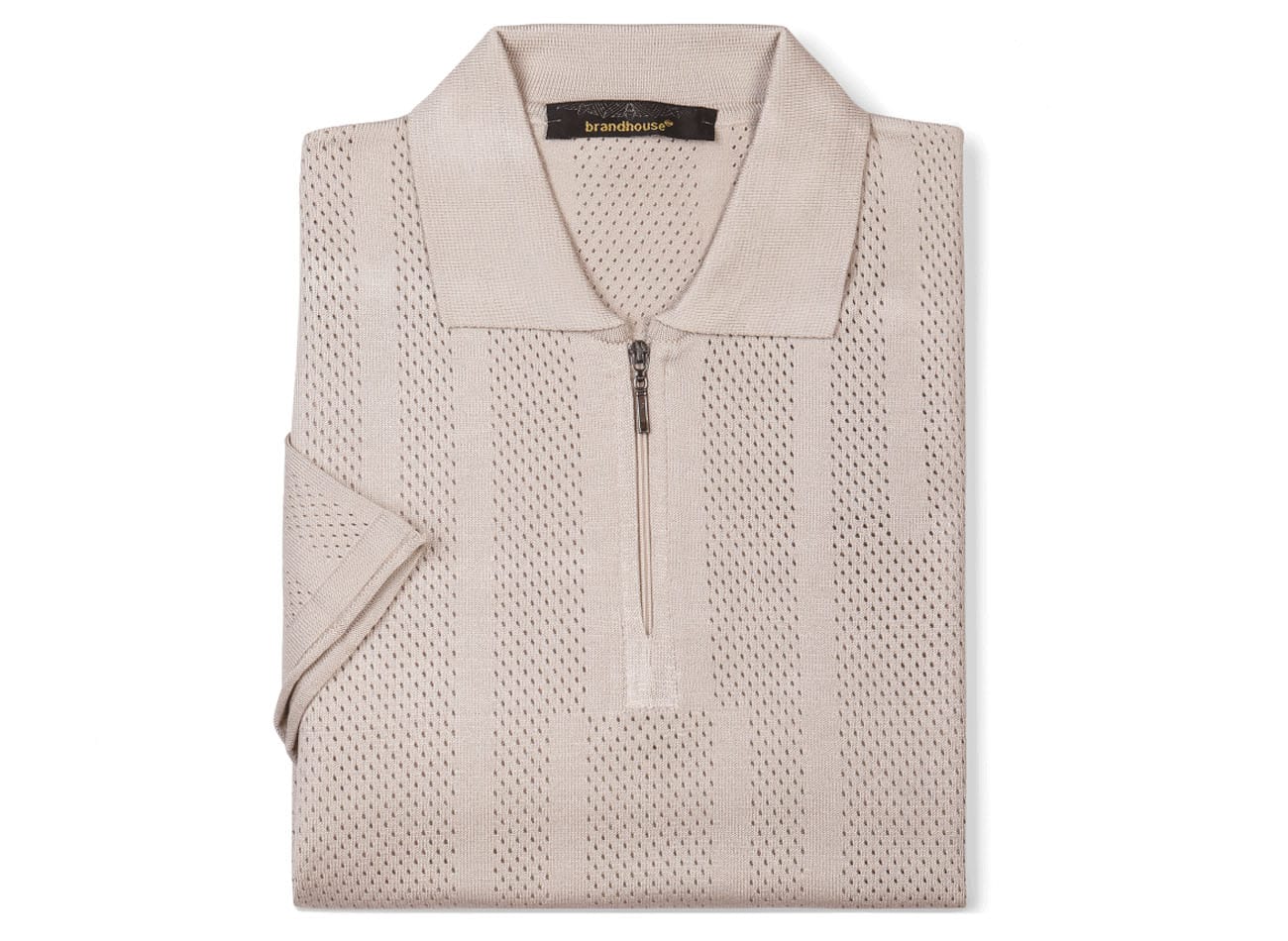 Polo Yaka Half zipper Triko