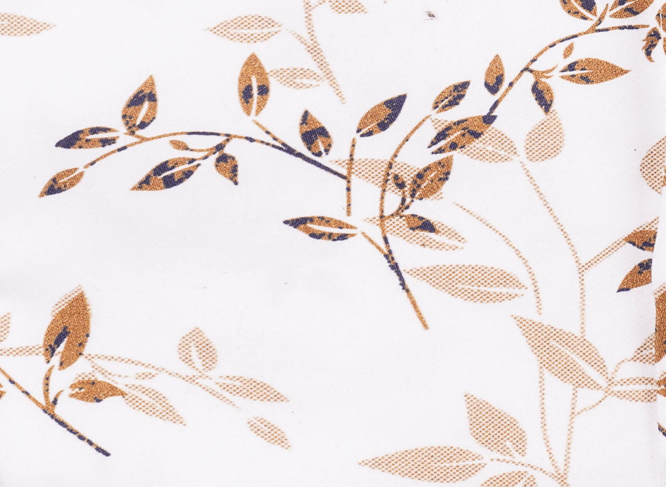 Image of leaf pattern Poplin Shirt