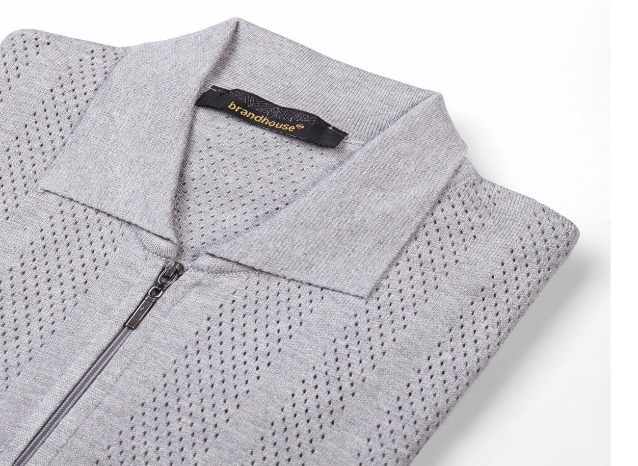 Image of Polo Yaka Half zipper Triko T-Shirt