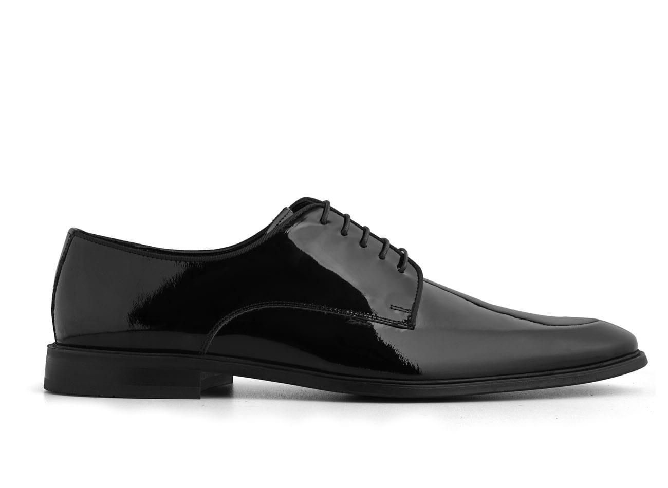 Image of Genuine Leather Plain Toe Derbys