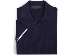 Image of Stripe Knit Polo