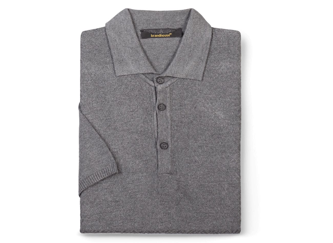 Image of Textured Knit Polo  T-Shirt