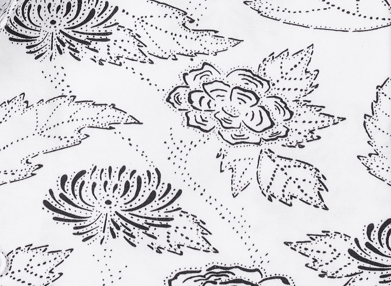 Image of floral pattern Poplin Shirt