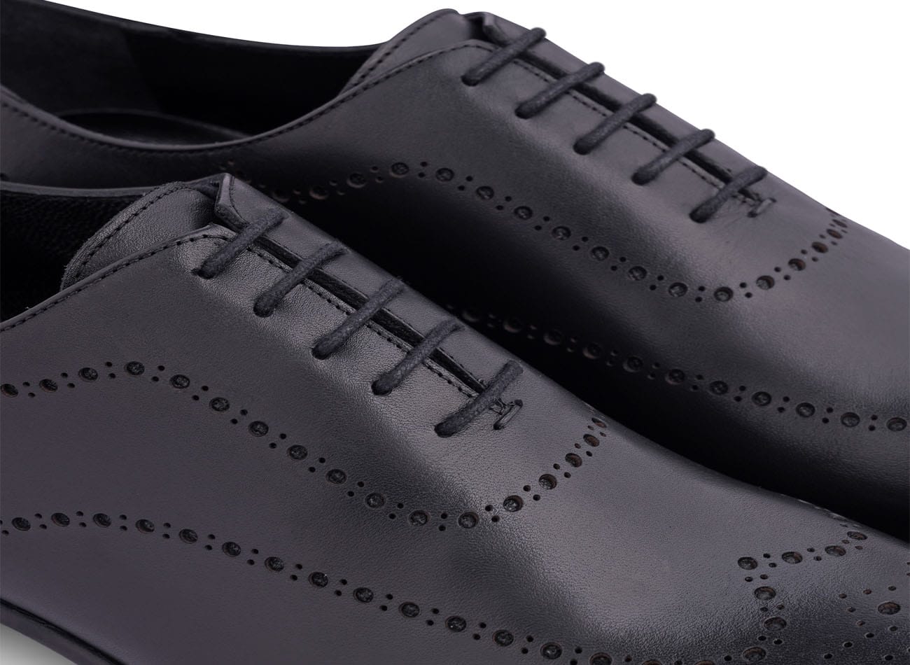 Image of Genuine Leather Brogue Oxfords