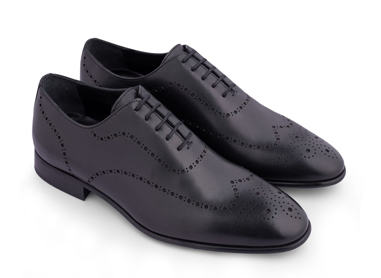 Genuine Leather Brogue Oxfords
