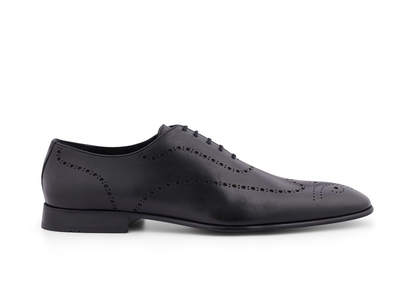 Image of Genuine Leather Brogue Oxfords