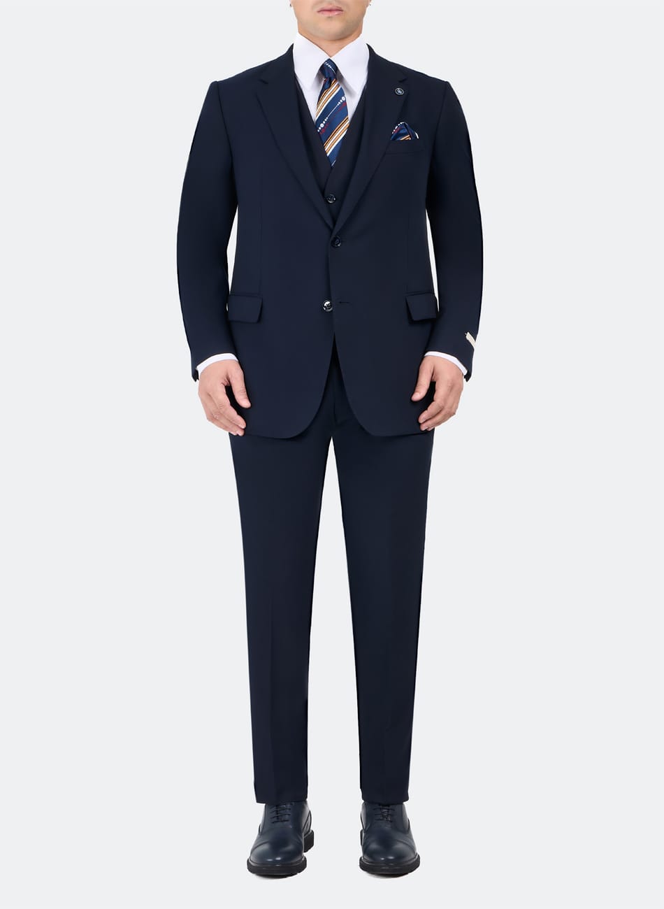PLAN NOTCH LAPEL SUIT