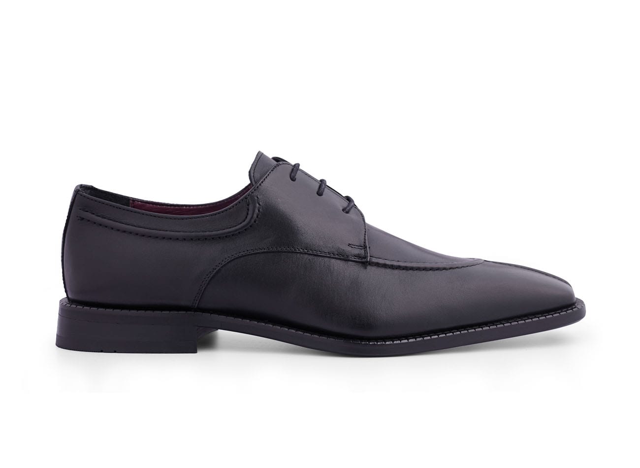 Genuine Leather Moc Toe Derbys