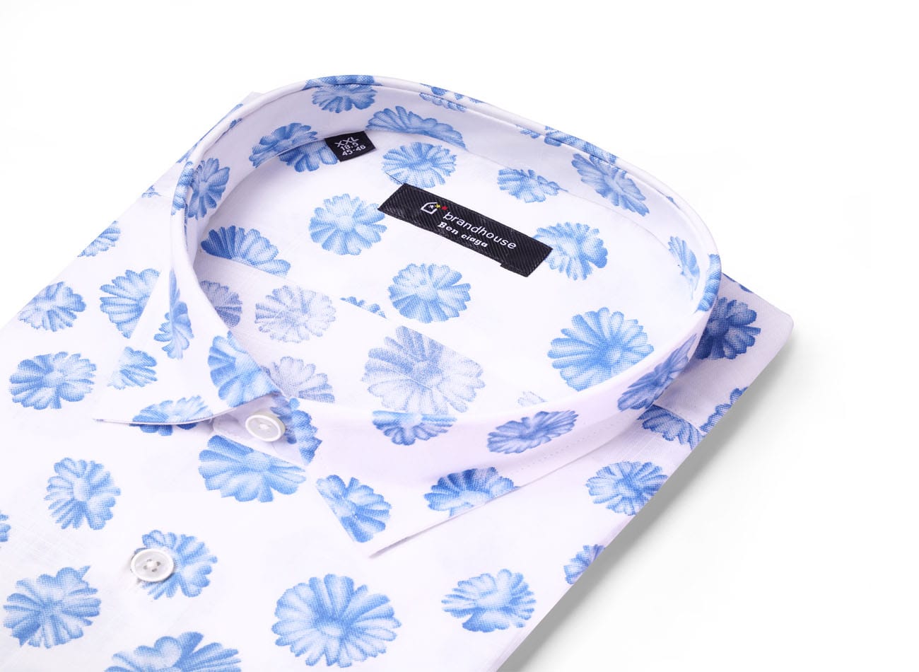 Image of floral pattern Poplin Shirt