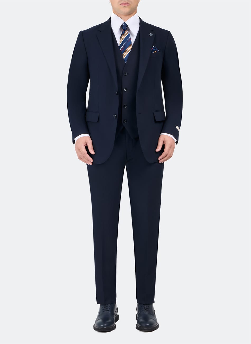 PLAN NOTCH LAPEL SUIT