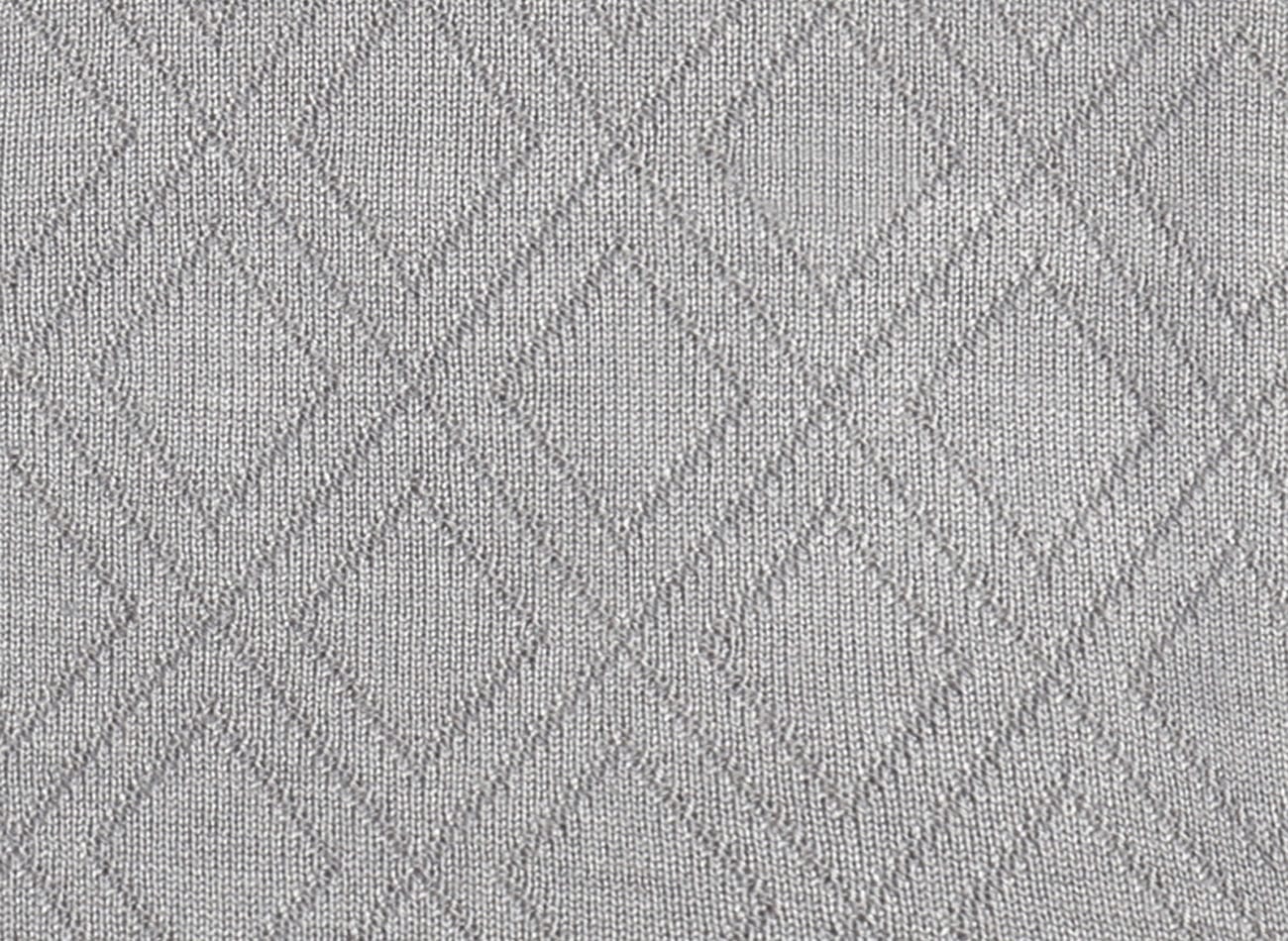 Image of Textured Half zipper Knit Polo T-Shirt