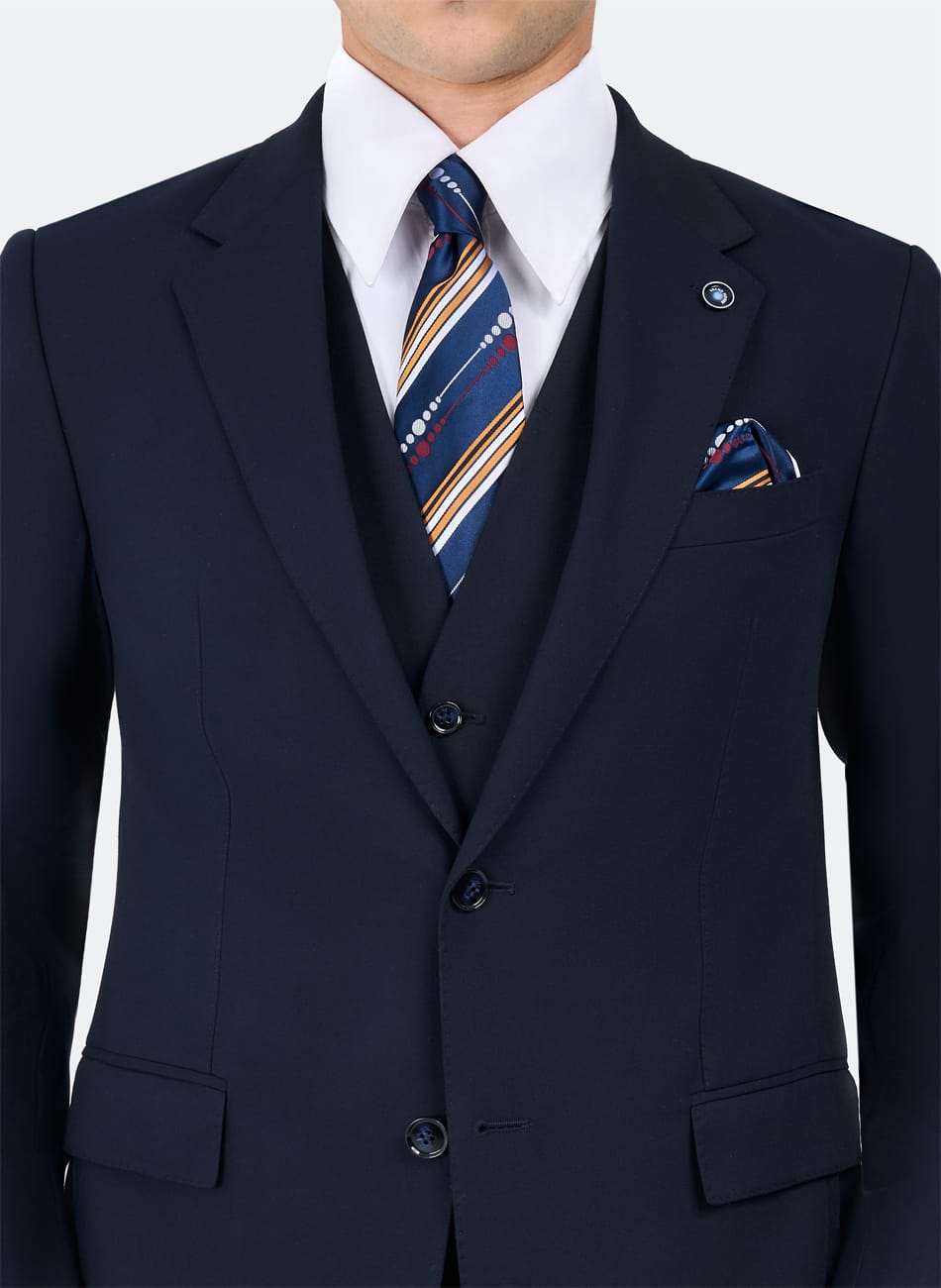 PLAN NOTCH LAPEL SUIT