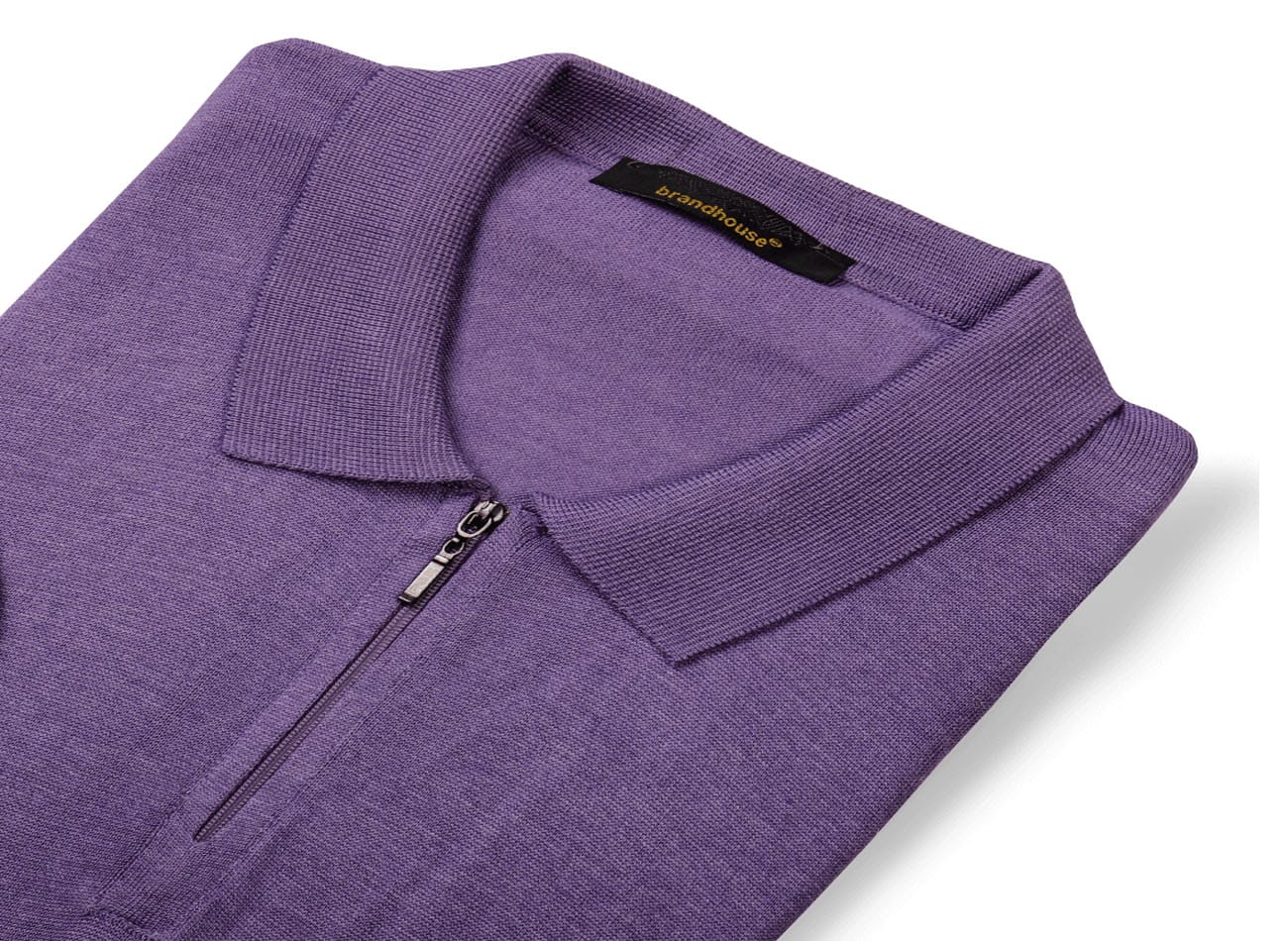Polo Yaka Half zipper Triko