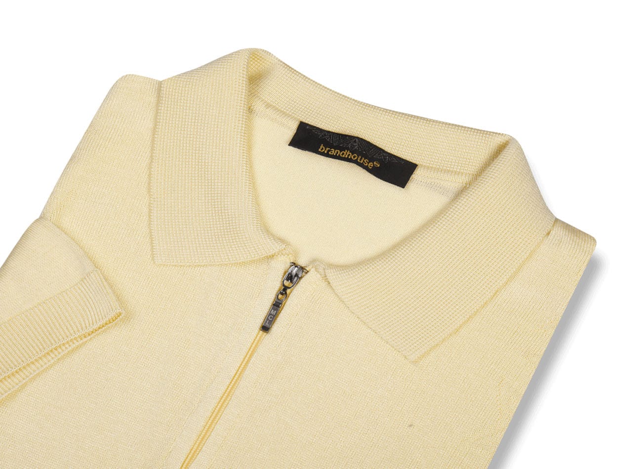 Image of Polo Yaka Half zipper Triko T-Shirt