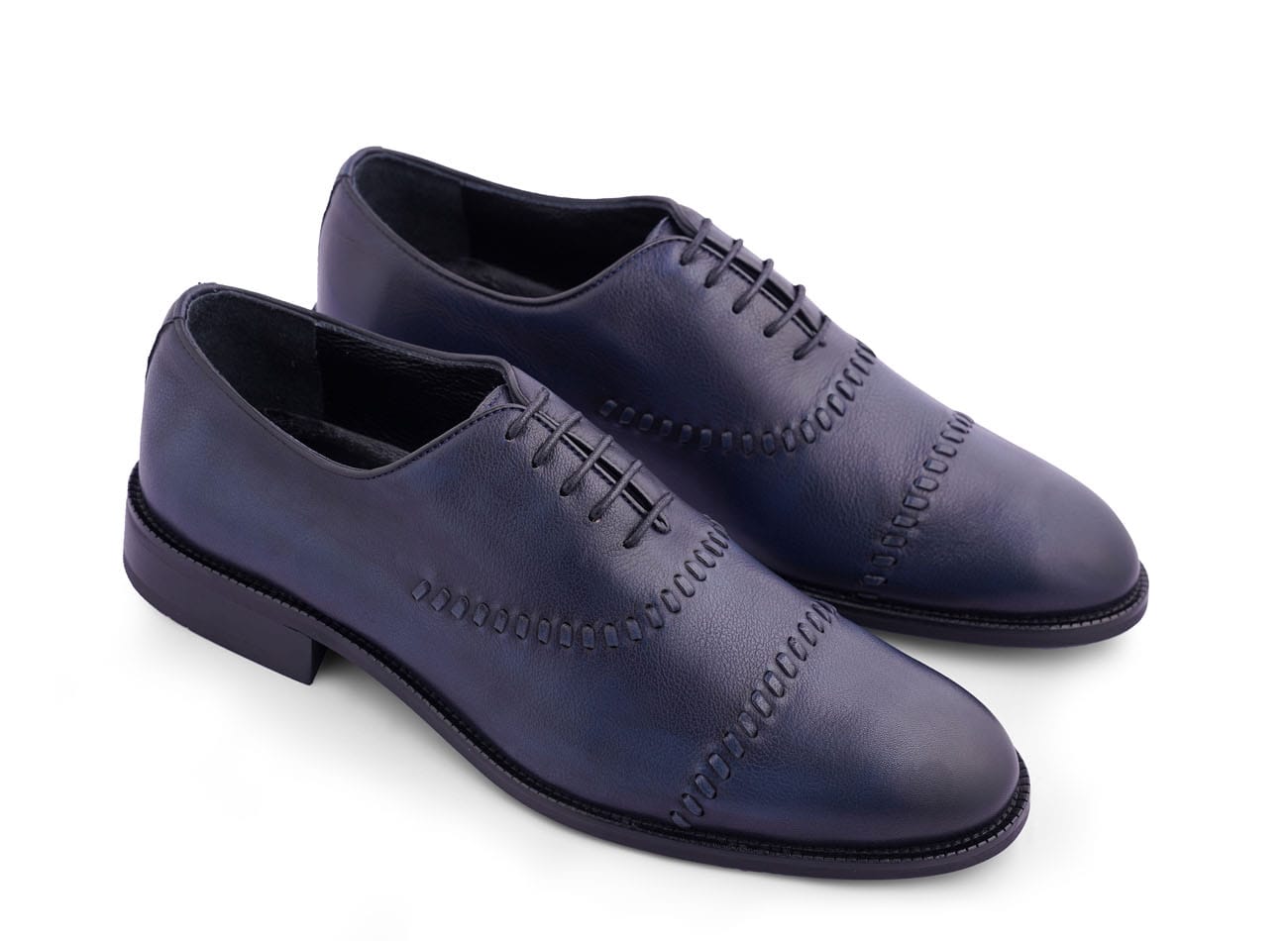 Image of Genuine Leather Brogue Oxfords