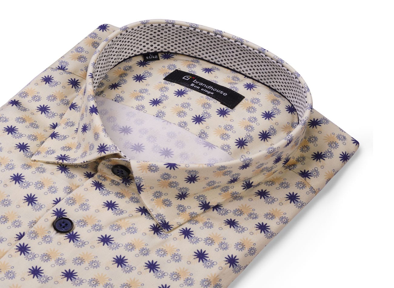 Image of floral pattern Poplin Shirt