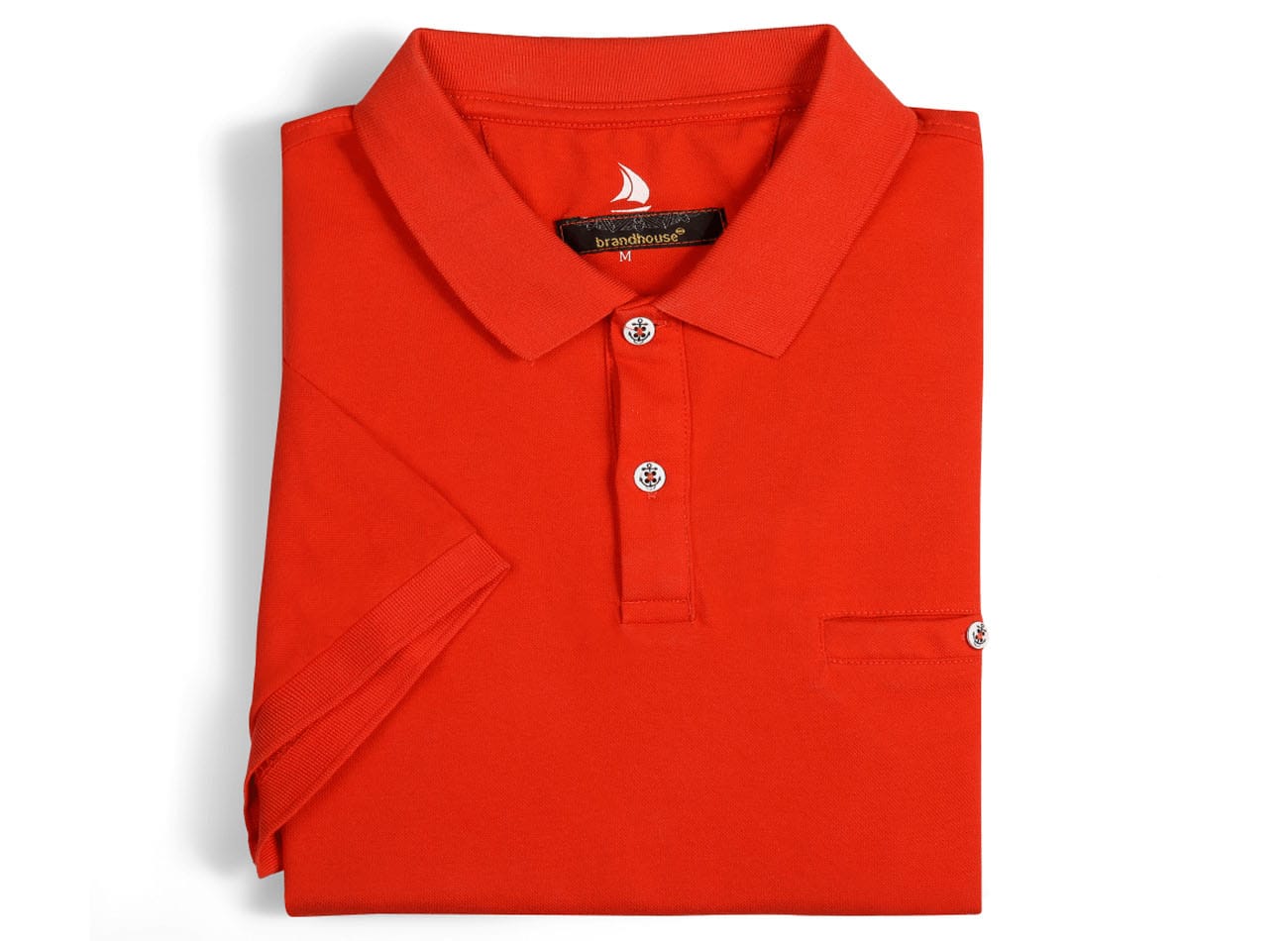 Image of Polo Yaka Plain T-Shirt