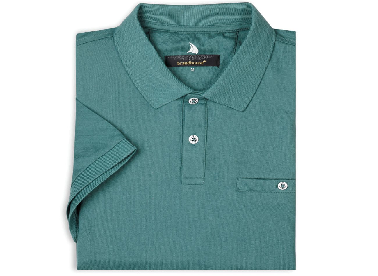 Image of Polo Yaka Plain T-Shirt