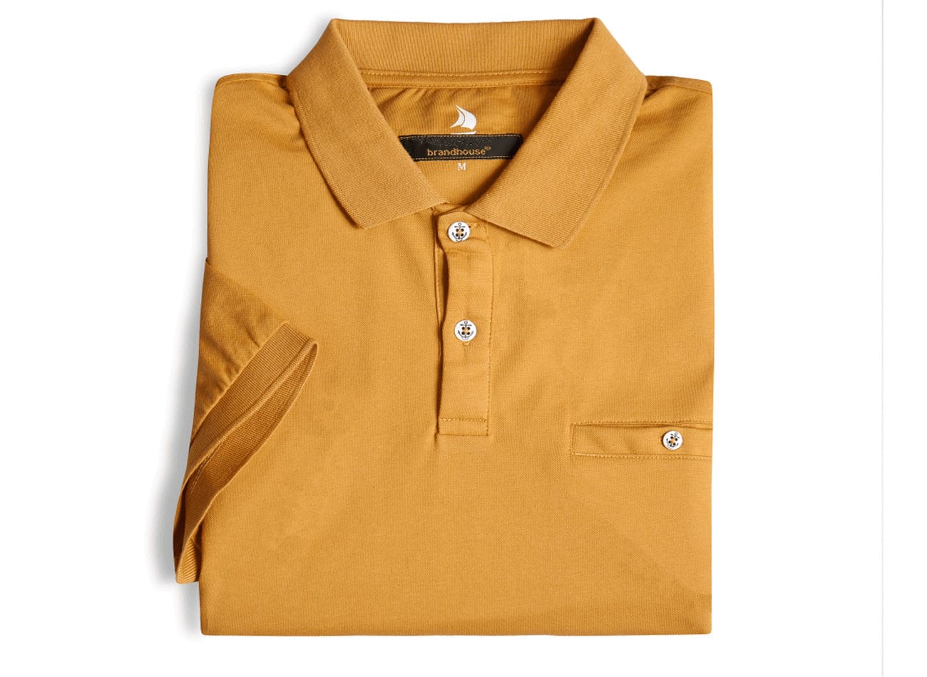 Image of Polo Yaka Plain T-Shirt