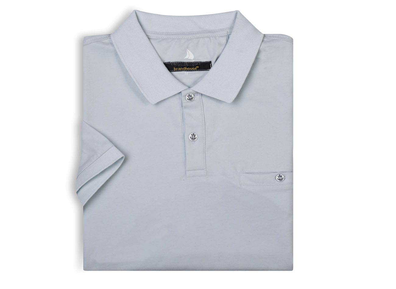 Image of Polo Yaka Plain T-Shirt