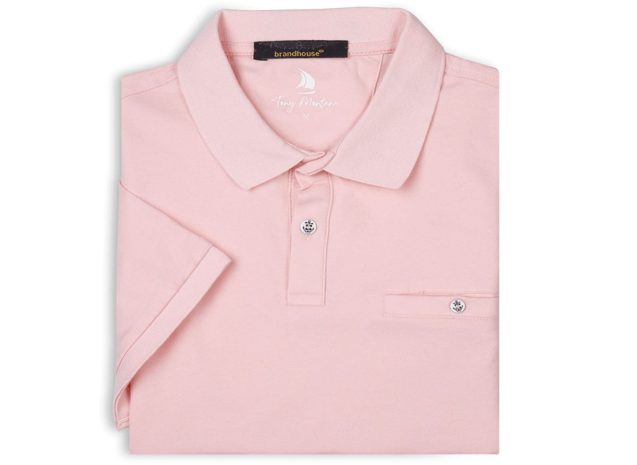 Image of Polo Yaka Plain T-Shirt