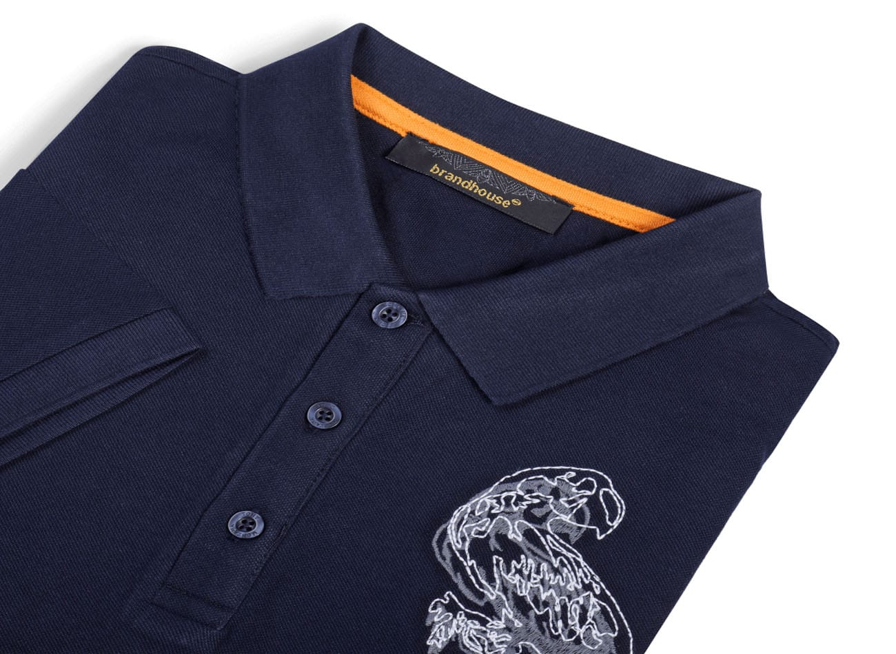 Image of Eagle Polo Yaka Plain T-Shirt